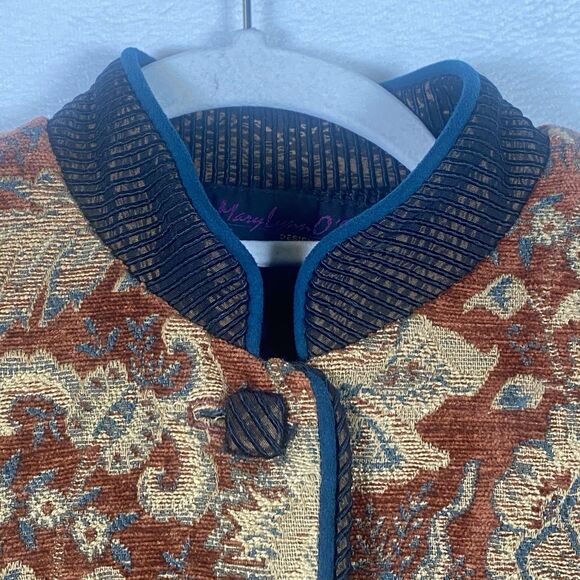 Mary Lynn O’Shea Designer Weaver Tapestry Jacket Handmade in Vermont Size Small - Picture 7 of 13